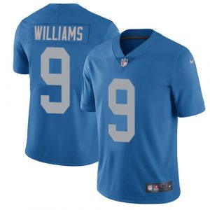 Nike Men's Detroit Lions Jameson Williams #9 Blue Game Jersey