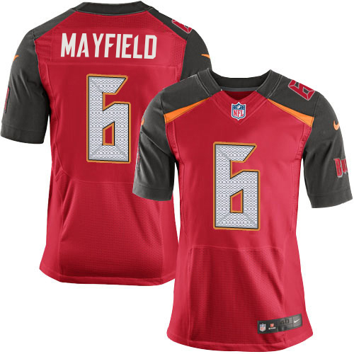 Nike Buccaneers #6 Baker Mayfield Red Team Color Men's Stitched NFL ...