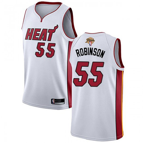 Miami Heat #55 Duncan Robinson White Women'S 2023 Nba Finals Patch ...